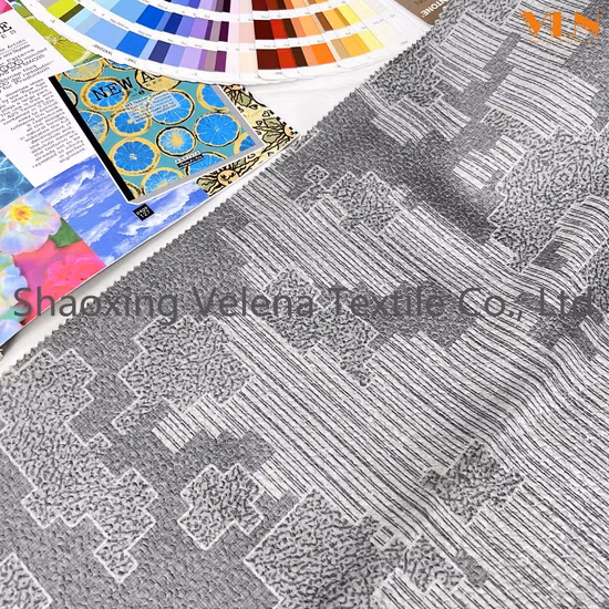 Tissu textile à la maison Teinture de velours hollandais avec impression de meubles de rembourrage, tissu de rideau de canapé, usine chinoise