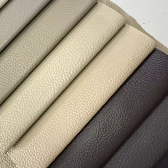 Chine Vente chaude fabricant de faux cuir support en daim tissu de cuir d'ameublement en faux pour canapés chaises