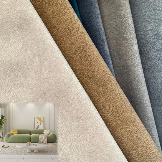 Tissu en daim 100 % polyester en 55/56