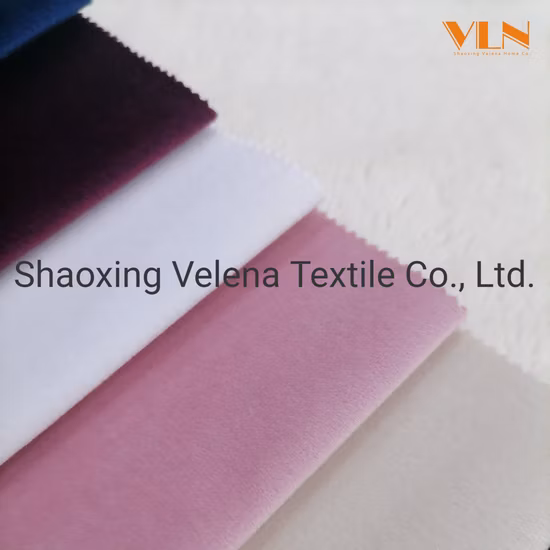 Vente chaude Classice Tissu Peluche Holland Velours Teinture Originale Meubles D'ameublement Canapé Rideau Maison Textile Tissu Chine Usine