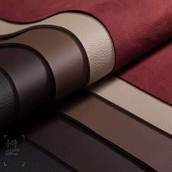 Huafon – tissu en cuir suédé PU microfibre, fourniture d'usine, sac à vêtements pour canapé, doublure de chaussures en rouleau